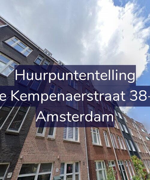 Foto gevel Huurpuntentelling voor De Kempenaerstraat 38-3, Amsterdam