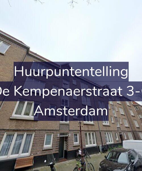 Foto gevel Huurpuntentelling voor De Kempenaerstraat 3-C, Amsterdam