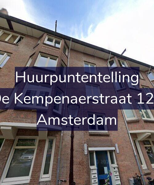 Foto gevel Huurpuntentelling voor De Kempenaerstraat 127, Amsterdam