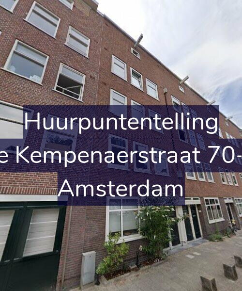 Foto gevel Huurpuntentelling voor De Kempenaerstraat 70-H, Amsterdam