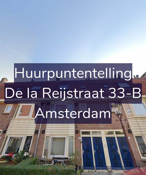 Foto gevel Huurpuntentelling voor De la Reijstraat 33-B, Amsterdam