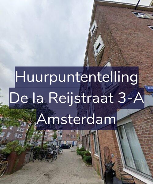 Foto gevel Huurpuntentelling voor De la Reijstraat 3-A, Amsterdam