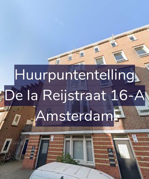 Foto gevel Huurpuntentelling voor De la Reijstraat 16-A, Amsterdam