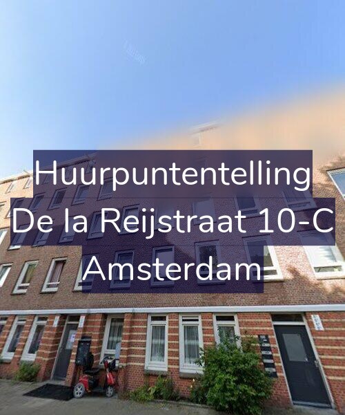 Foto gevel Huurpuntentelling voor De la Reijstraat 10-C, Amsterdam