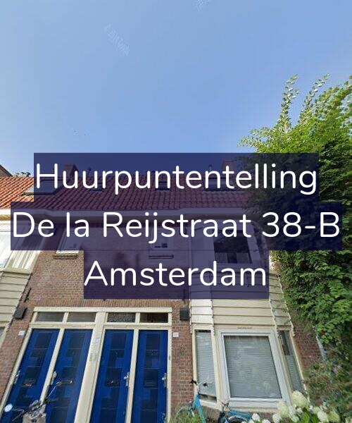 Foto gevel Huurpuntentelling voor De la Reijstraat 38-B, Amsterdam
