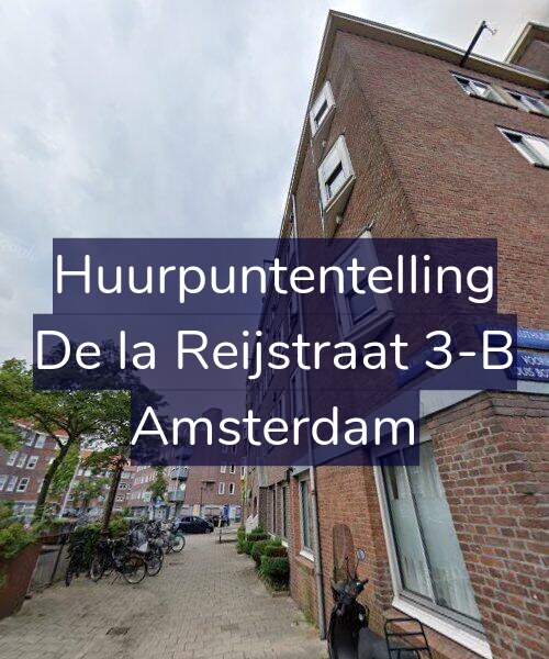 Foto gevel Huurpuntentelling voor De la Reijstraat 3-B, Amsterdam