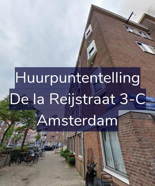 Foto gevel Huurpuntentelling voor De la Reijstraat 3-C, Amsterdam