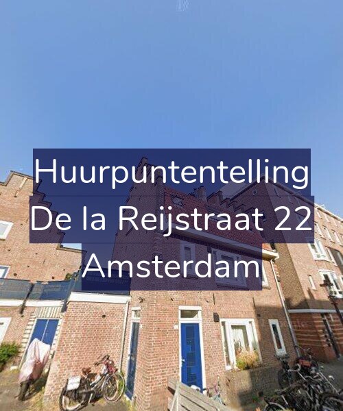 Foto gevel Huurpuntentelling voor De la Reijstraat 22, Amsterdam