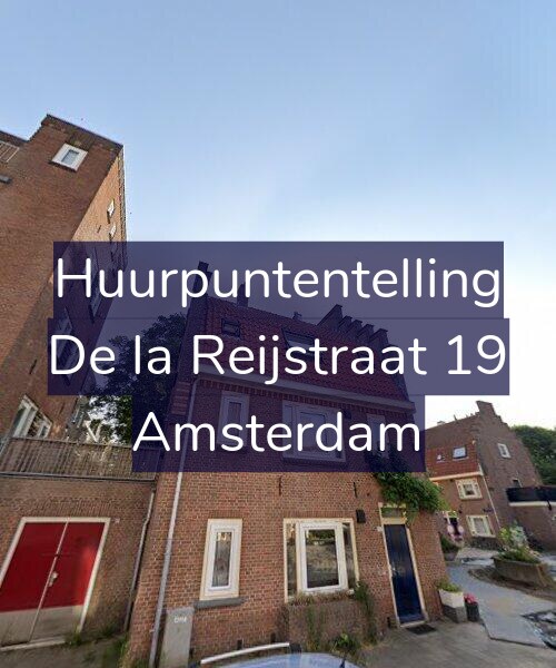 Foto gevel Huurpuntentelling voor De la Reijstraat 19, Amsterdam
