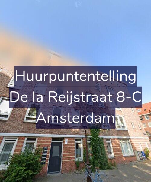 Foto gevel Huurpuntentelling voor De la Reijstraat 8-C, Amsterdam