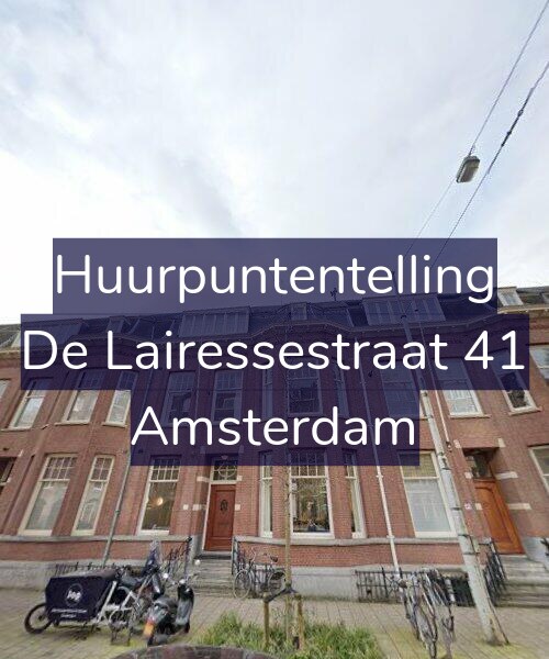 Foto gevel Huurpuntentelling voor De Lairessestraat 41, Amsterdam