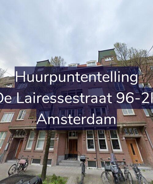 Foto gevel Huurpuntentelling voor De Lairessestraat 96-2R, Amsterdam
