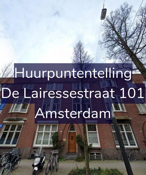 Foto gevel Huurpuntentelling voor De Lairessestraat 101, Amsterdam