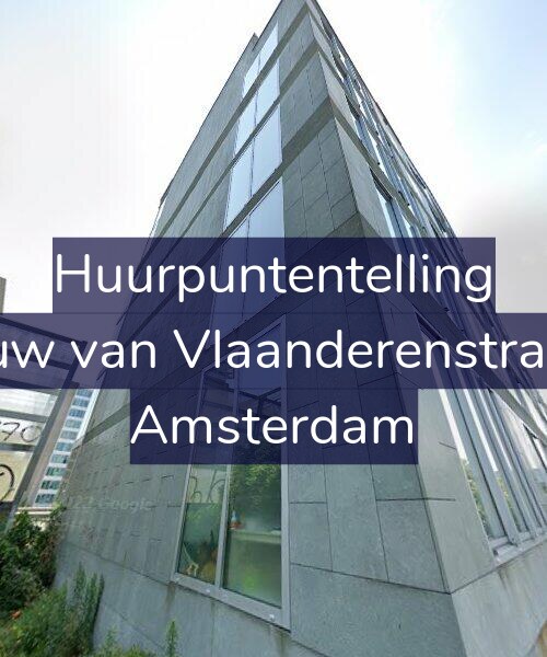 Foto gevel Huurpuntentelling voor De Leeuw van Vlaanderenstraat 36-A, Amsterdam