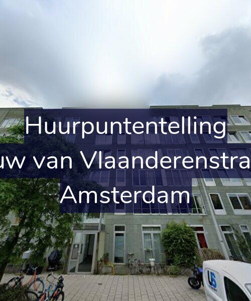 Foto gevel Huurpuntentelling voor De Leeuw van Vlaanderenstraat 18-C, Amsterdam