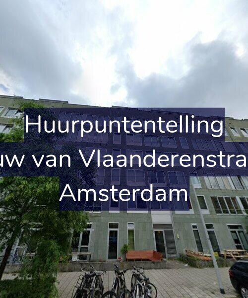 Foto gevel Huurpuntentelling voor De Leeuw van Vlaanderenstraat 12-A, Amsterdam