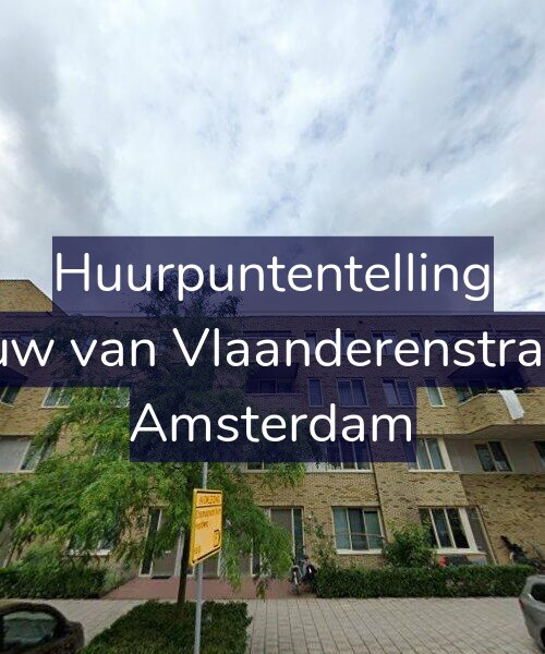 Foto gevel Huurpuntentelling voor De Leeuw van Vlaanderenstraat 21-A, Amsterdam