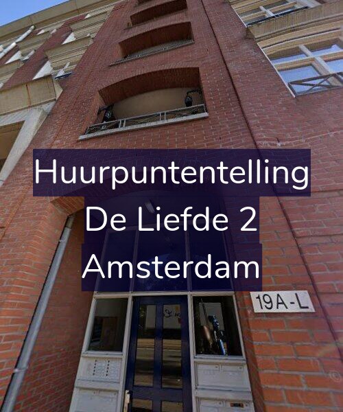 Foto gevel Huurpuntentelling voor De Liefde 2, Amsterdam
