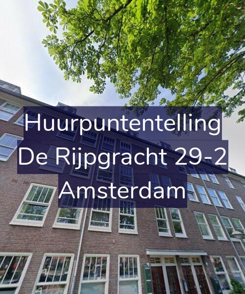 Foto gevel Huurpuntentelling voor De Rijpgracht 29-2, Amsterdam