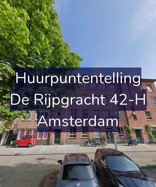 Foto gevel Huurpuntentelling voor De Rijpgracht 42-H, Amsterdam