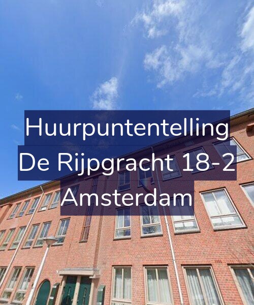 Foto gevel Huurpuntentelling voor De Rijpgracht 18-2, Amsterdam