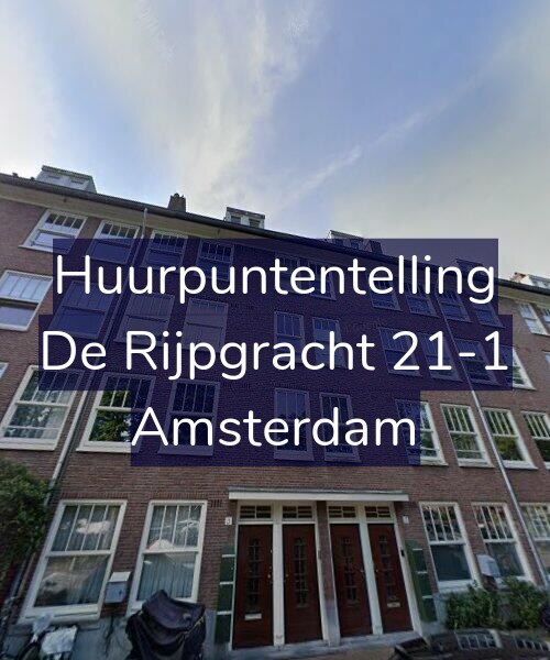 Foto gevel Huurpuntentelling voor De Rijpgracht 21-1, Amsterdam