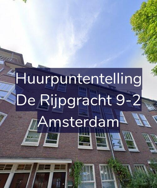Foto gevel Huurpuntentelling voor De Rijpgracht 9-2, Amsterdam