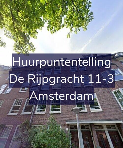 Foto gevel Huurpuntentelling voor De Rijpgracht 11-3, Amsterdam