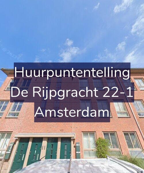 Foto gevel Huurpuntentelling voor De Rijpgracht 22-1, Amsterdam