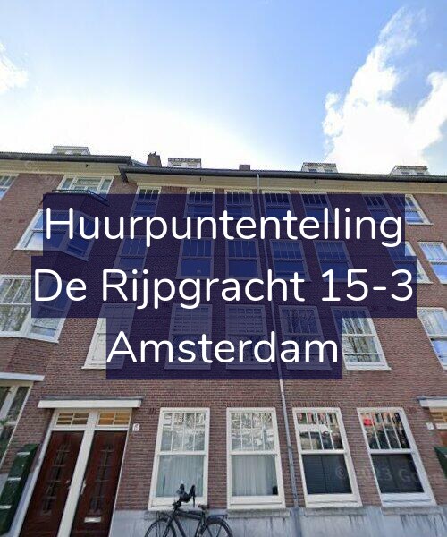 Foto gevel Huurpuntentelling voor De Rijpgracht 15-3, Amsterdam