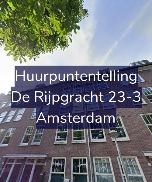 Foto gevel Huurpuntentelling voor De Rijpgracht 23-3, Amsterdam