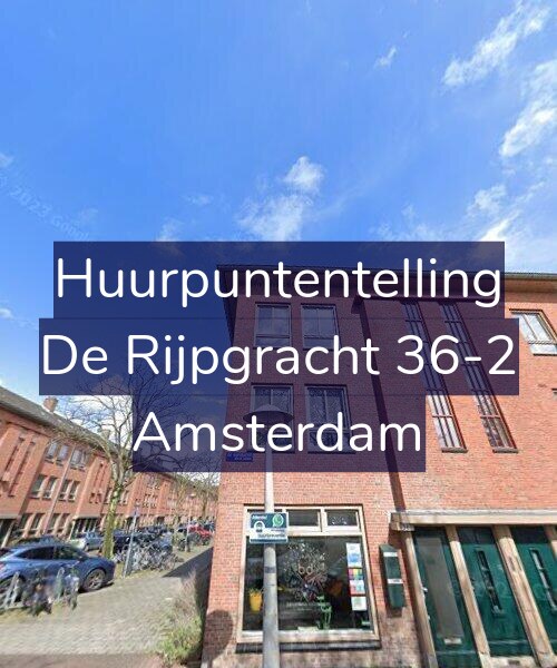 Foto gevel Huurpuntentelling voor De Rijpgracht 36-2, Amsterdam