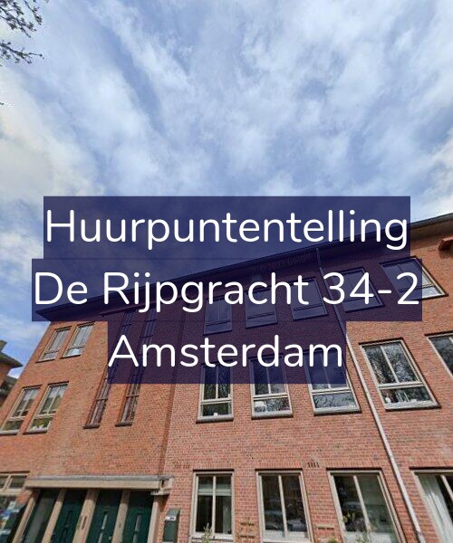 Foto gevel Huurpuntentelling voor De Rijpgracht 34-2, Amsterdam