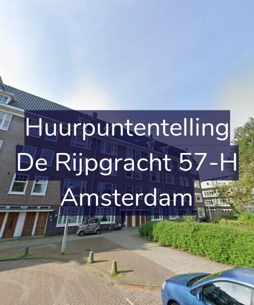Foto gevel Huurpuntentelling voor De Rijpgracht 57-H, Amsterdam