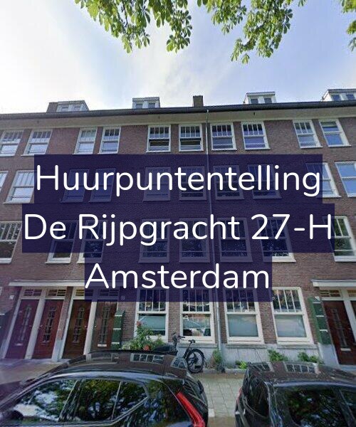 Foto gevel Huurpuntentelling voor De Rijpgracht 27-H, Amsterdam