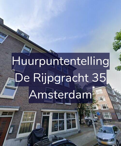 Foto gevel Huurpuntentelling voor De Rijpgracht 35, Amsterdam