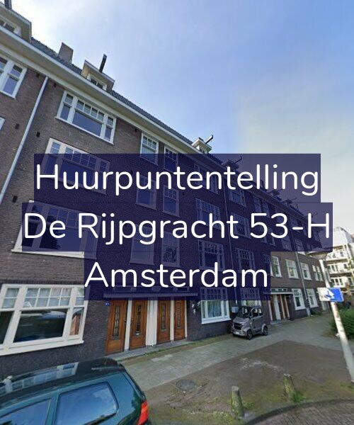 Foto gevel Huurpuntentelling voor De Rijpgracht 53-H, Amsterdam
