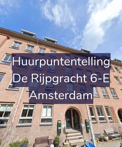 Foto gevel Huurpuntentelling voor De Rijpgracht 6-E, Amsterdam