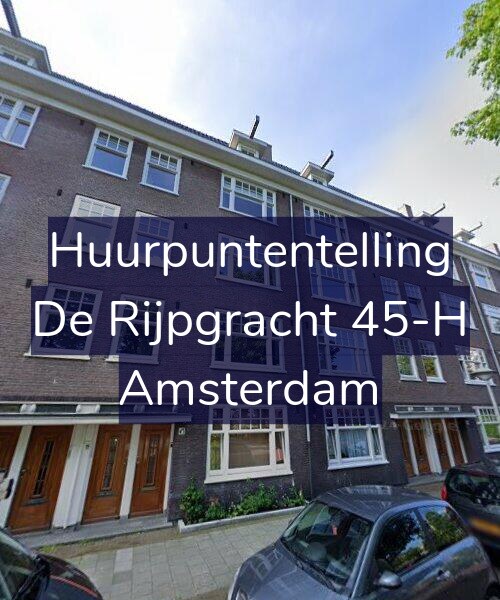 Foto gevel Huurpuntentelling voor De Rijpgracht 45-H, Amsterdam