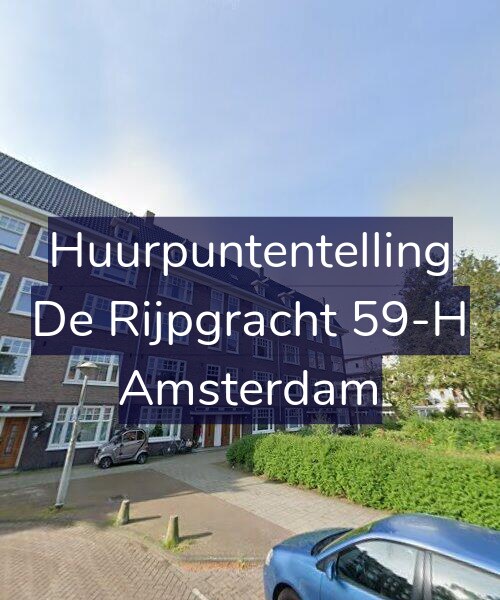 Foto gevel Huurpuntentelling voor De Rijpgracht 59-H, Amsterdam