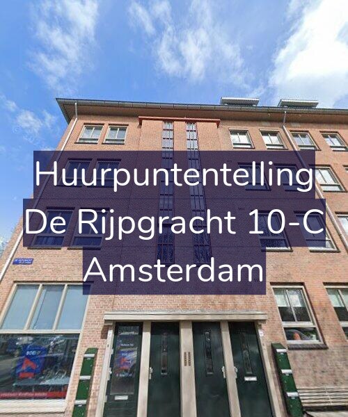 Foto gevel Huurpuntentelling voor De Rijpgracht 10-C, Amsterdam