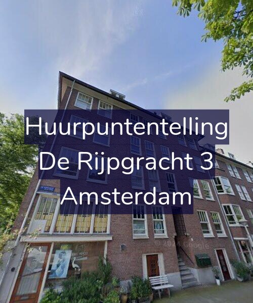 Foto gevel Huurpuntentelling voor De Rijpgracht 3, Amsterdam