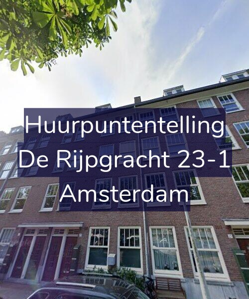 Foto gevel Huurpuntentelling voor De Rijpgracht 23-1, Amsterdam