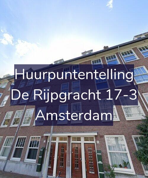 Foto gevel Huurpuntentelling voor De Rijpgracht 17-3, Amsterdam
