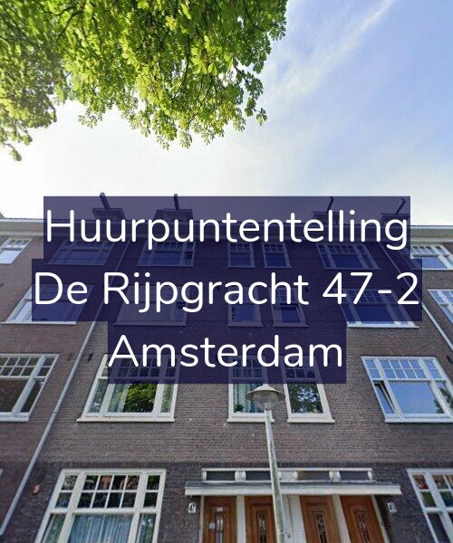 Foto gevel Huurpuntentelling voor De Rijpgracht 47-2, Amsterdam
