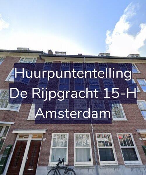 Foto gevel Huurpuntentelling voor De Rijpgracht 15-H, Amsterdam