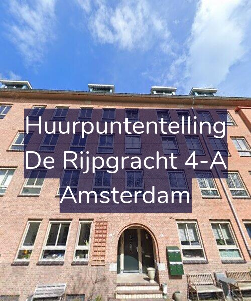 Foto gevel Huurpuntentelling voor De Rijpgracht 4-A, Amsterdam