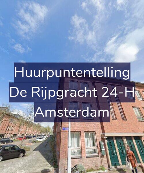 Foto gevel Huurpuntentelling voor De Rijpgracht 24-H, Amsterdam