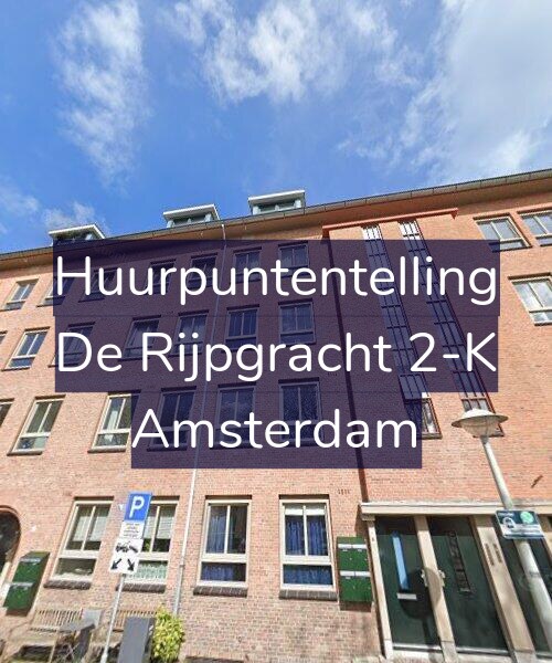 Foto gevel Huurpuntentelling voor De Rijpgracht 2-K, Amsterdam
