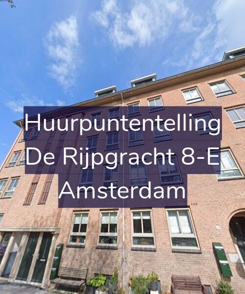 Foto gevel Huurpuntentelling voor De Rijpgracht 8-E, Amsterdam